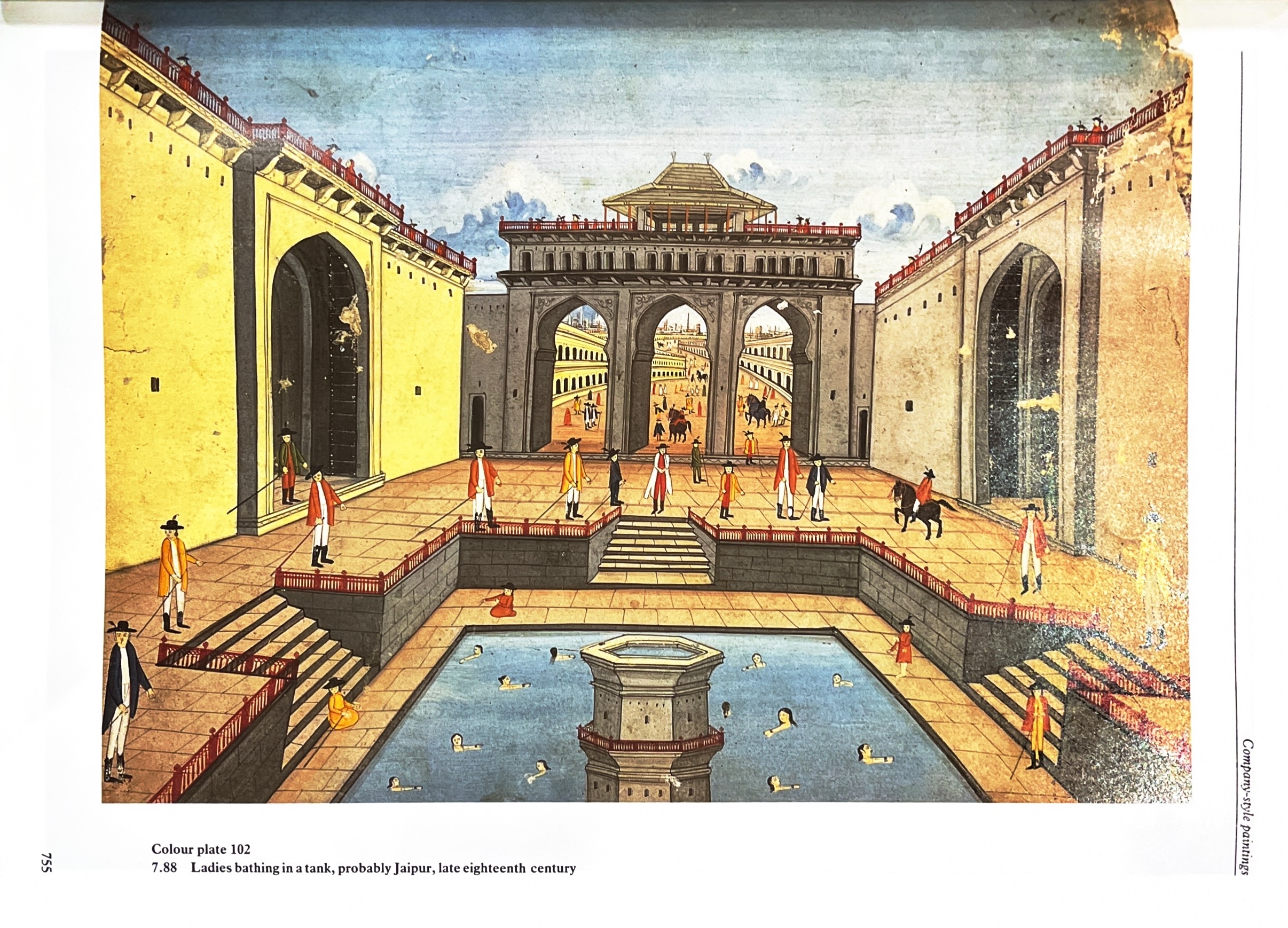 Lady Bathing in a Tank, Jaipur