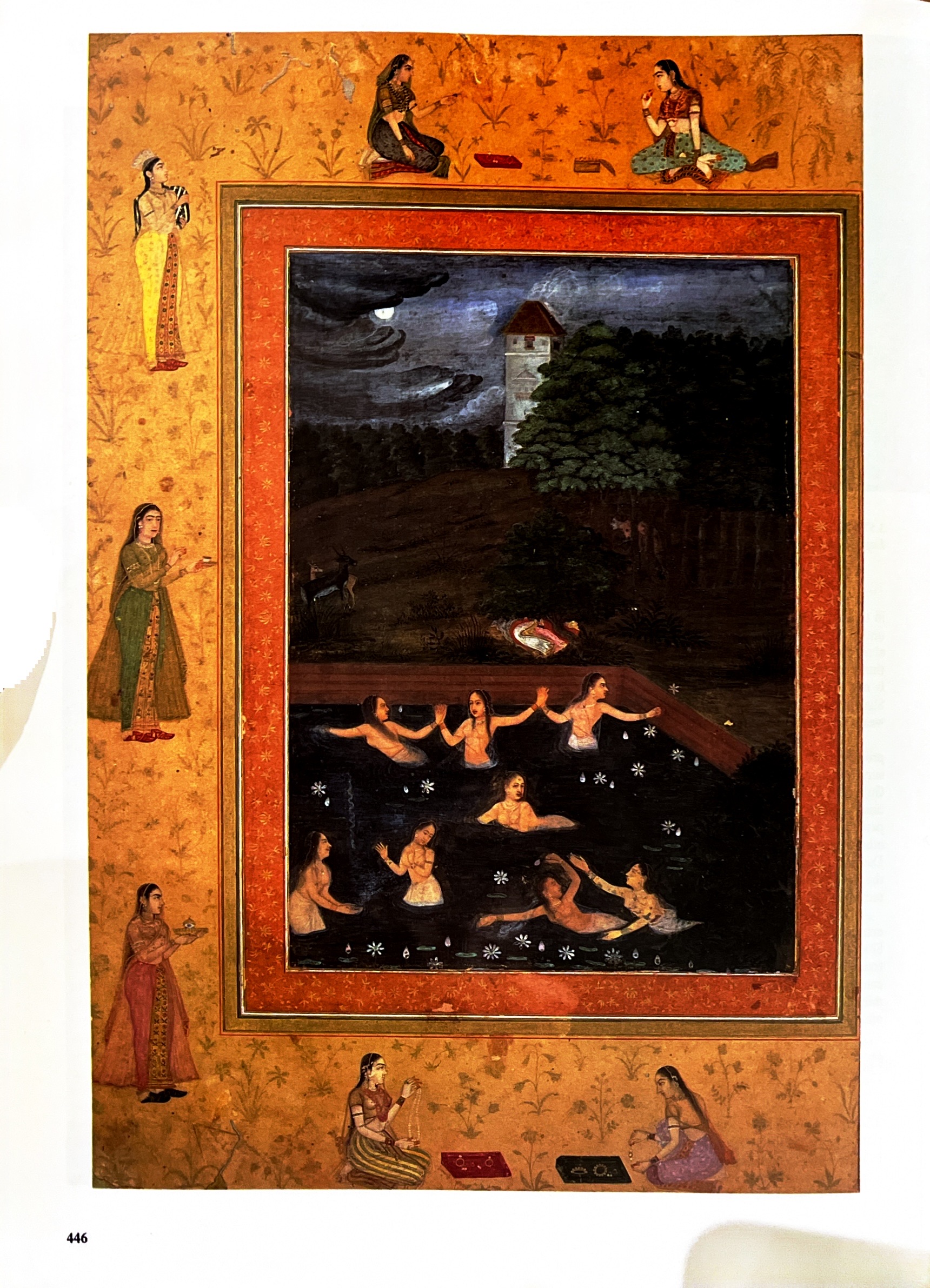 Eight Women Bathing, Attributed to Payag